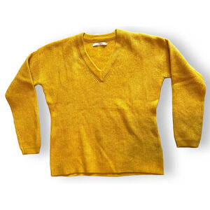Harper Lane V-neck Long Sleeve Stretch Pullover Sweater Women's M